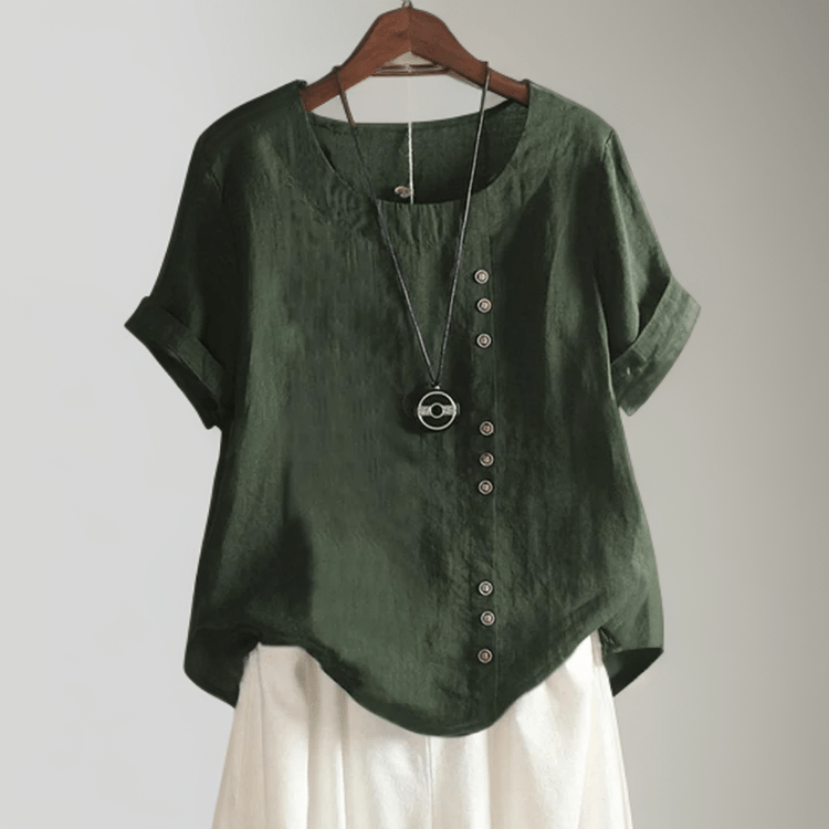Isla | T-shirt button-down chic