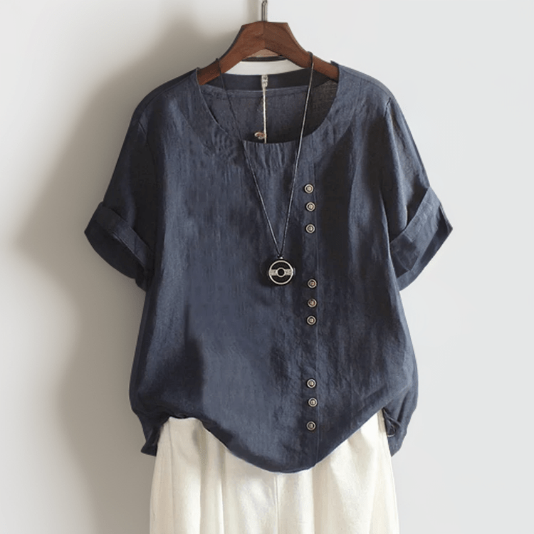 Isla | T-shirt button-down chic