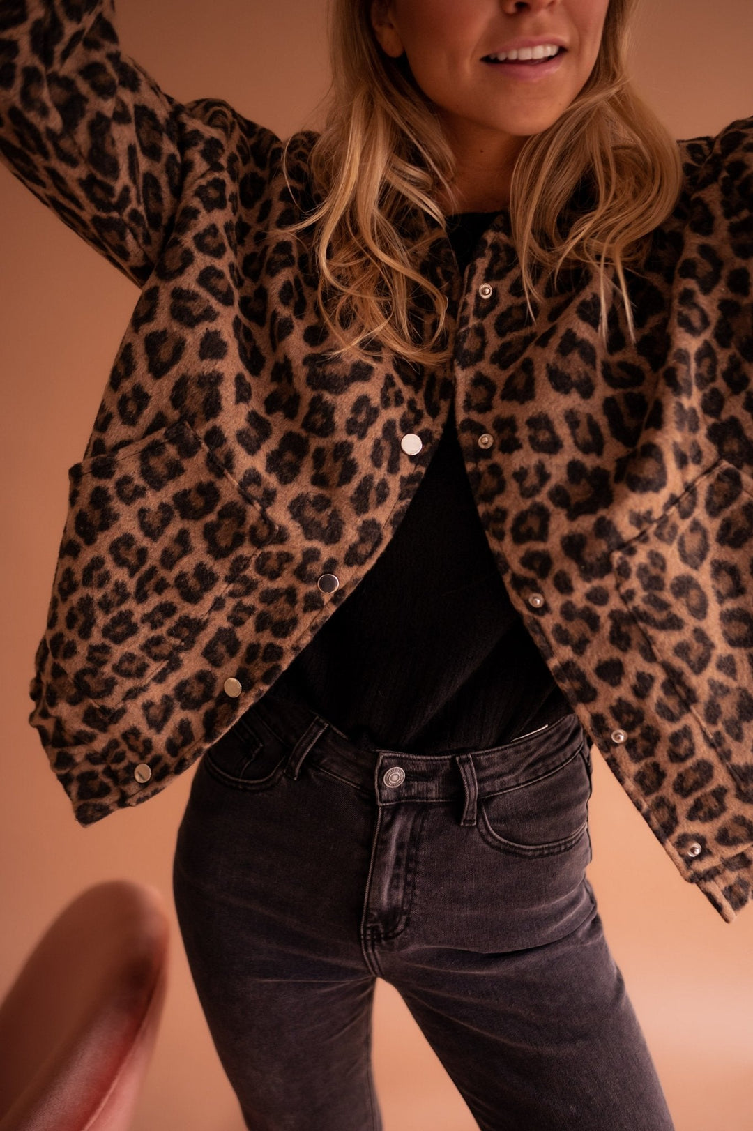 Charlene | Stylish Leopard Print Jacket