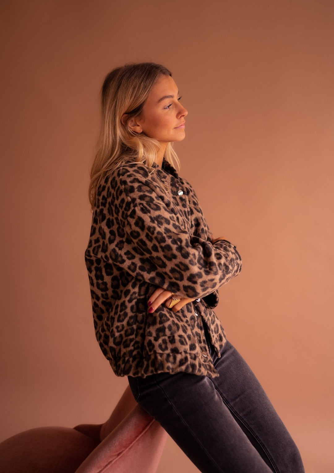 Charlene | Stylish Leopard Print Jacket