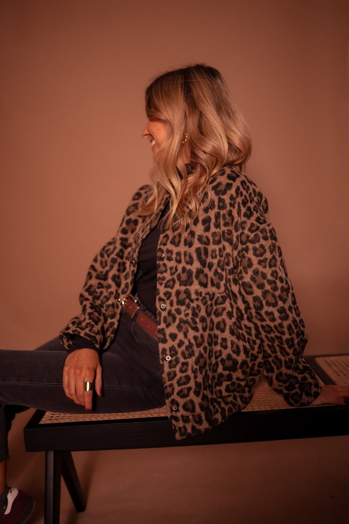 Charlene | Stylish Leopard Print Jacket