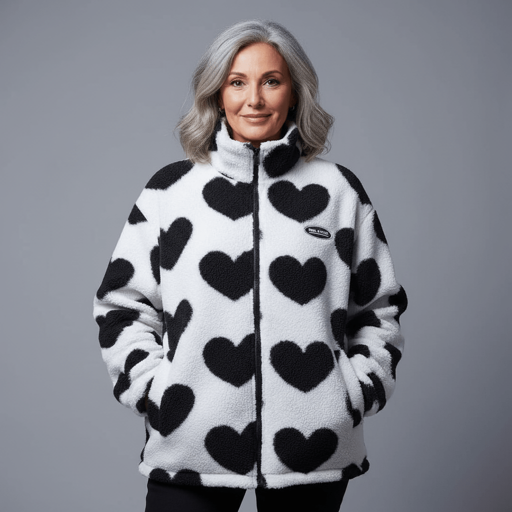 Kanika – Reversible Jacket with Heart Pattern