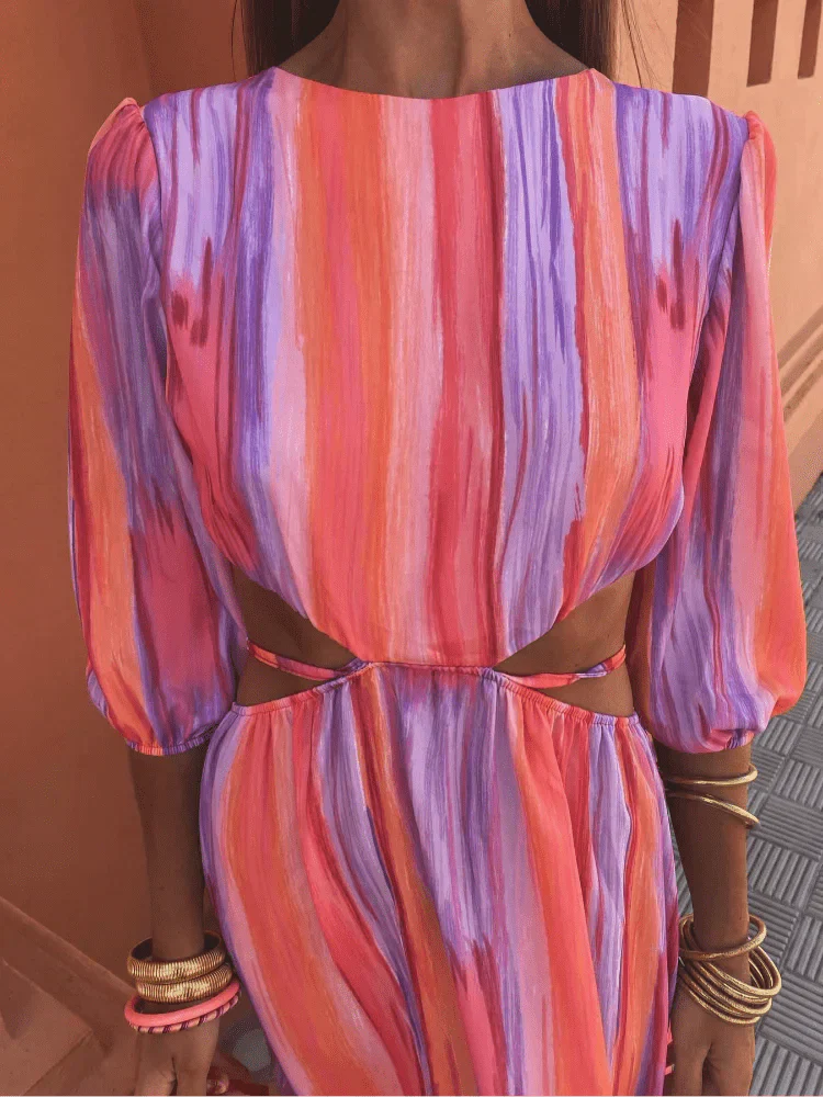 Paloma | Elegant dress with cut-outs