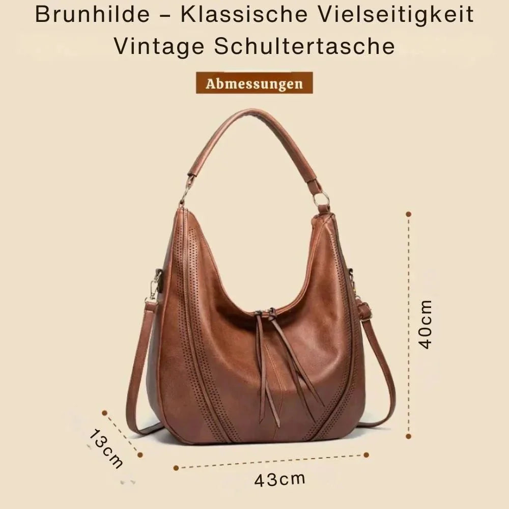 Brunhilde | Borsa a secchiello vintage elegante