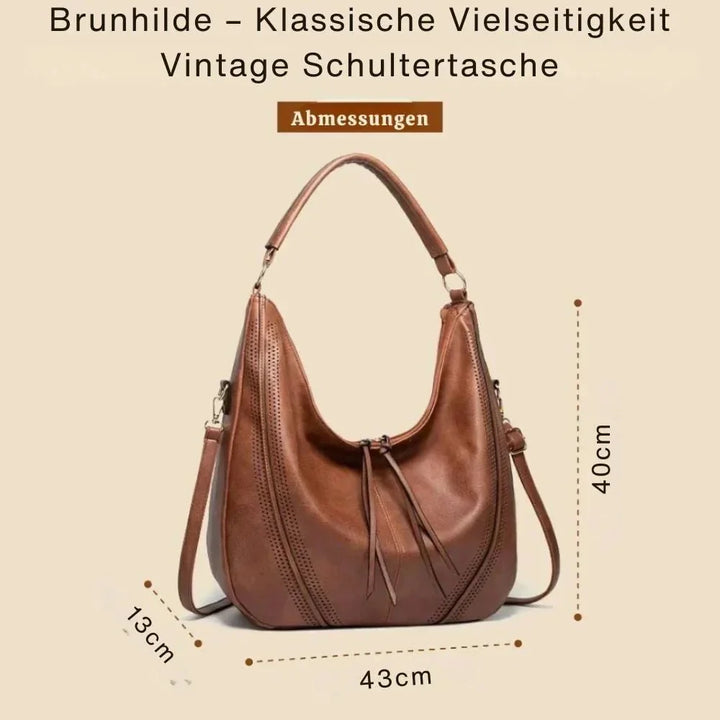 Brunhilde | Borsa a secchiello vintage elegante