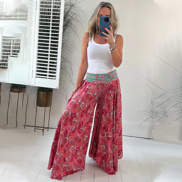Reagan | Light Boho Chic Trousers