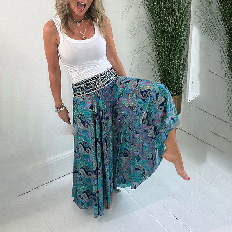 Reagan | Light Boho Chic Trousers