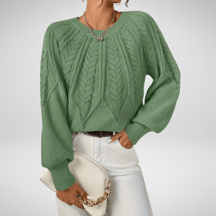 Rita | Maglione Elegante con Motivo Intrecciato